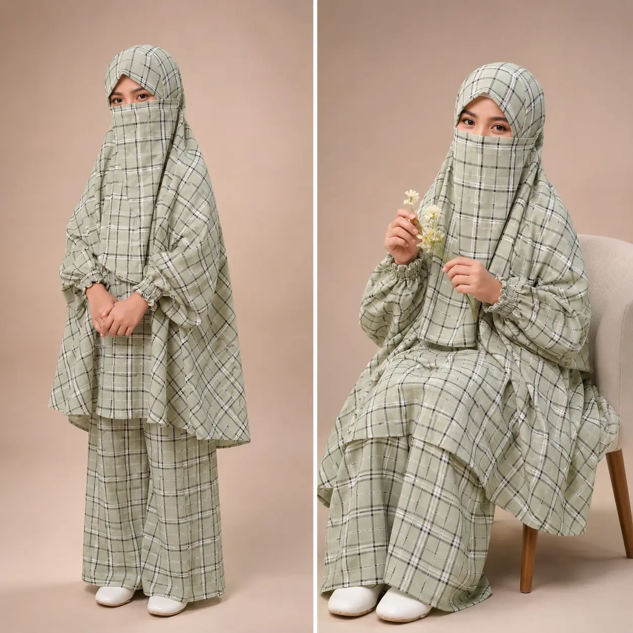 Kids Cherry Khimar Set KCK119