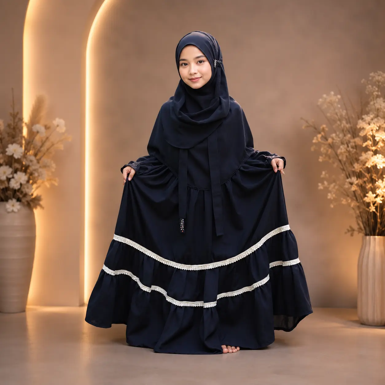 Kids Nikabi Borka Sets KNB101