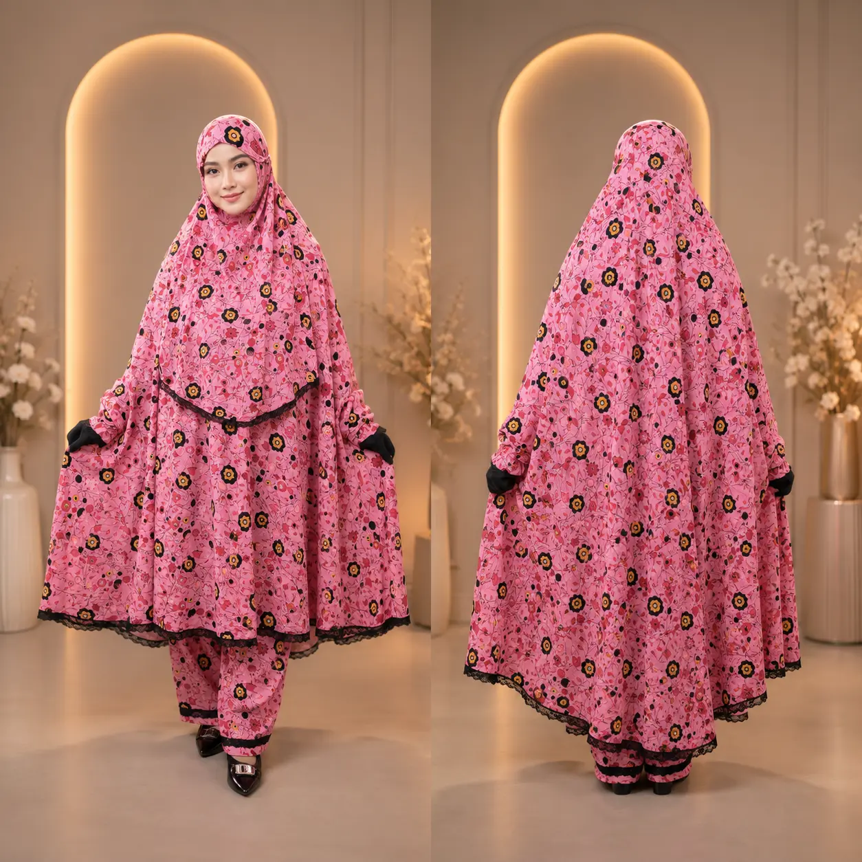 Woman Cotton Khimar Set WCK101