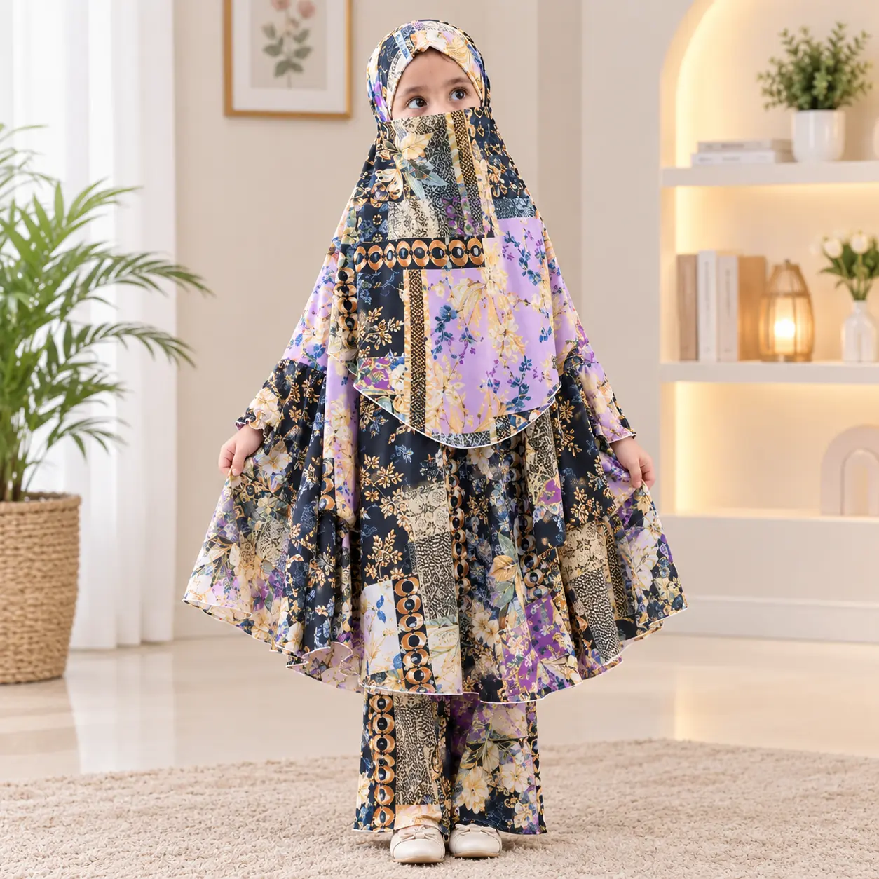 Royel Silk Fabric Khimar Set KCKS128
