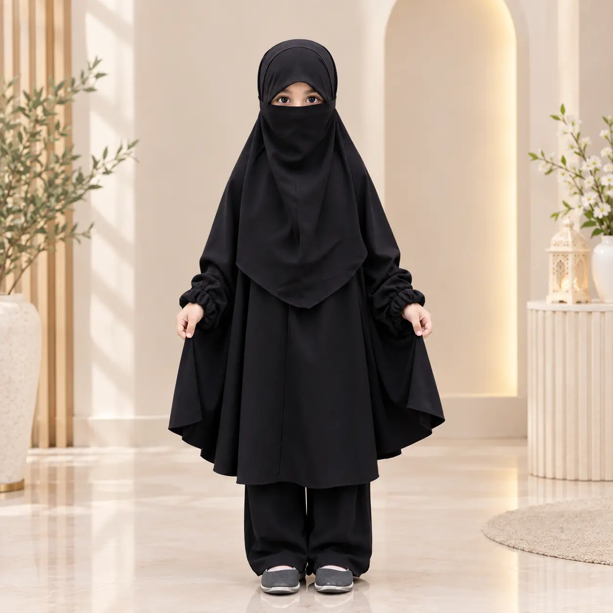 Kids Cherry Khimar Set KCK116