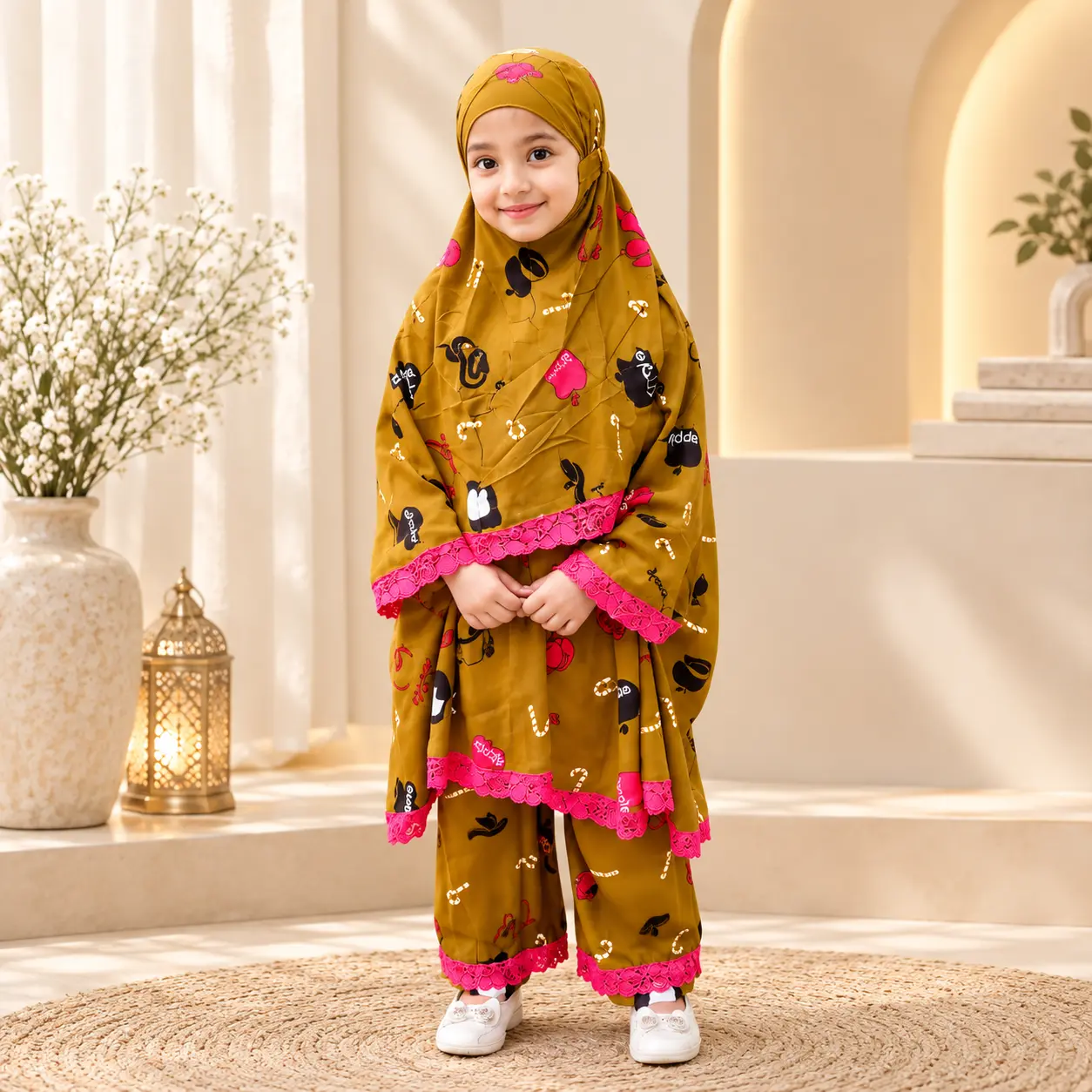 Kids Lilen Khimar Set KCK129