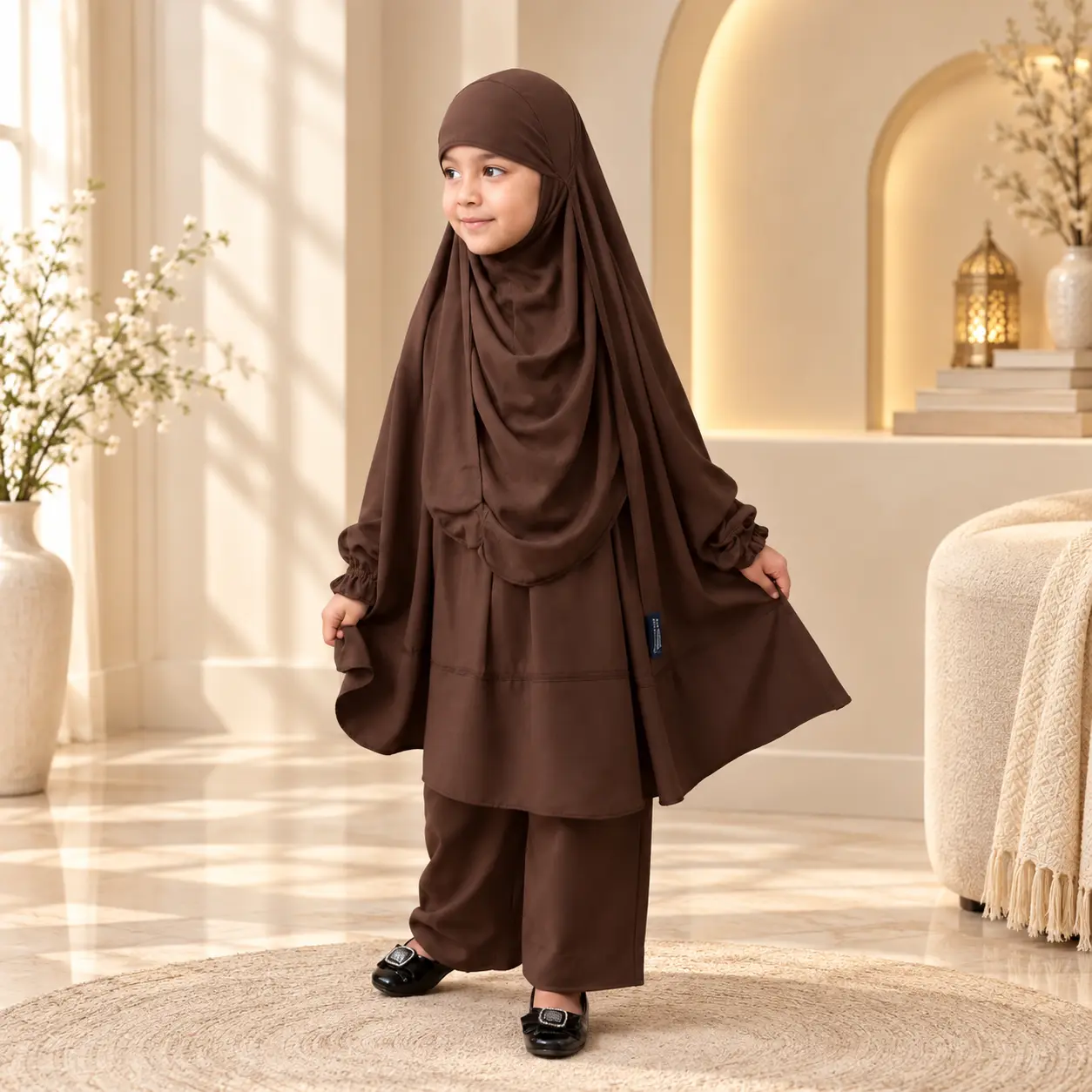 Kids Cherry Khimar Set KCK118